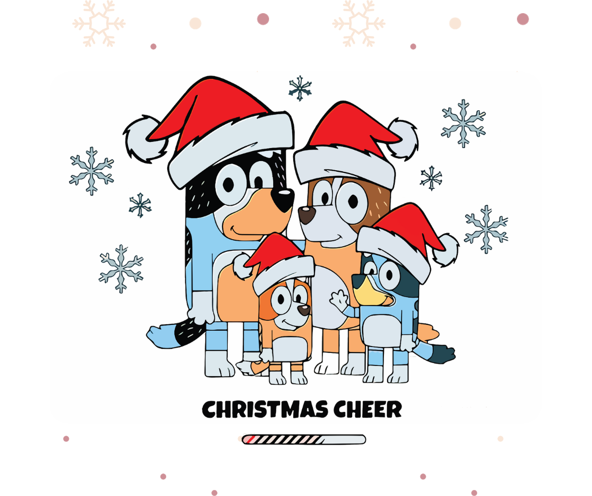 KIDS Bluey Christmas Cheer Loading