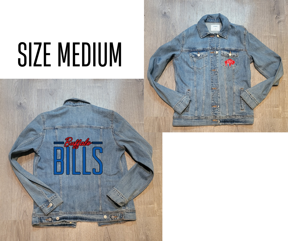 Buffalo Bills Jean Jacket (sizes Medium & Large)