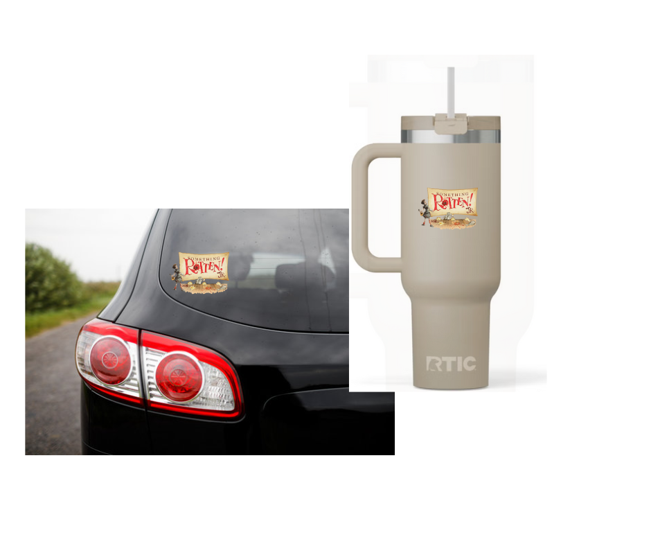 Something Rotten 2025 Car/Water Bottle Sticker ONLY (waterproof) Bottle & Car NOT included