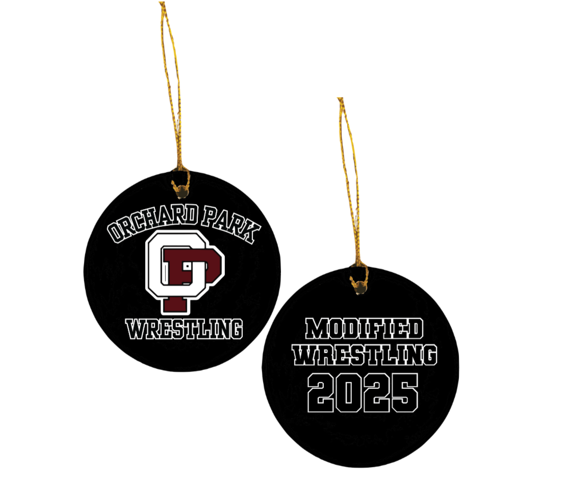 2025 Orchard Park Mod Wrestling Ornament