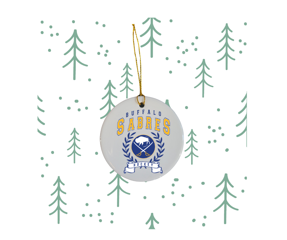 Buffalo Sabres Ornament 2.75in round
