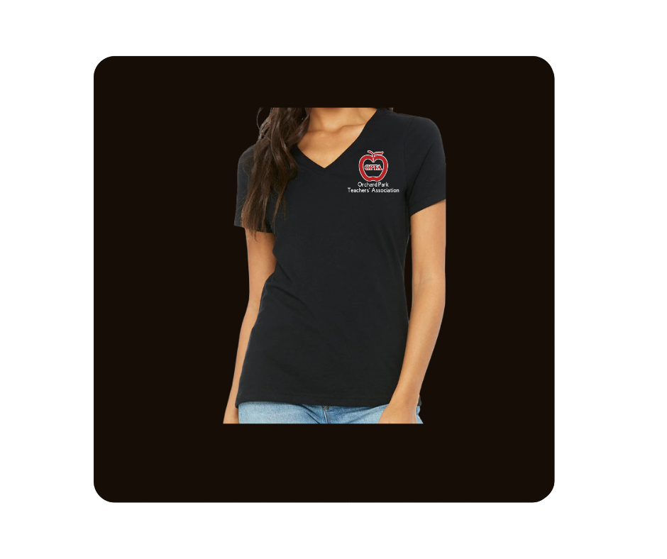 Ladies' Relaxed Jersey V-Neck T-Shirt