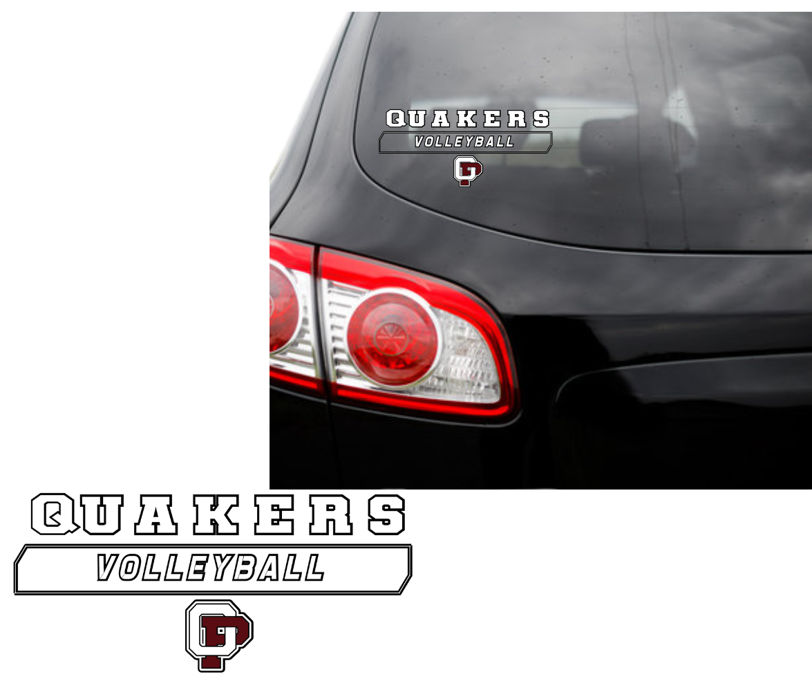 Orchard Park Boys Volleyball Car Sticker (waterproof)