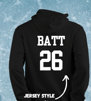Frozen Fan Club Regals Hockey Sticks (jersey back INCLUDED in price)