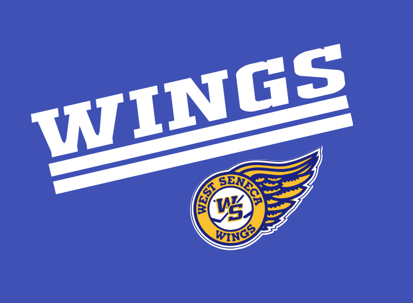 Wings with logo