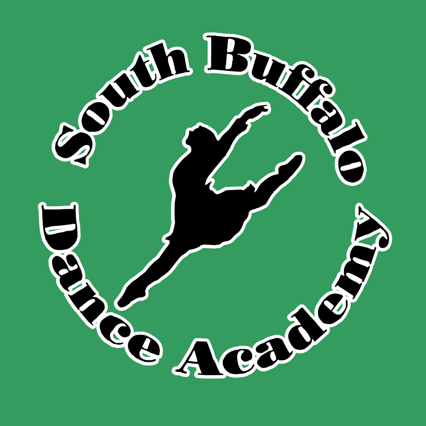 South Buffalo Dance Academy Water Bottle Sticker (waterproof)