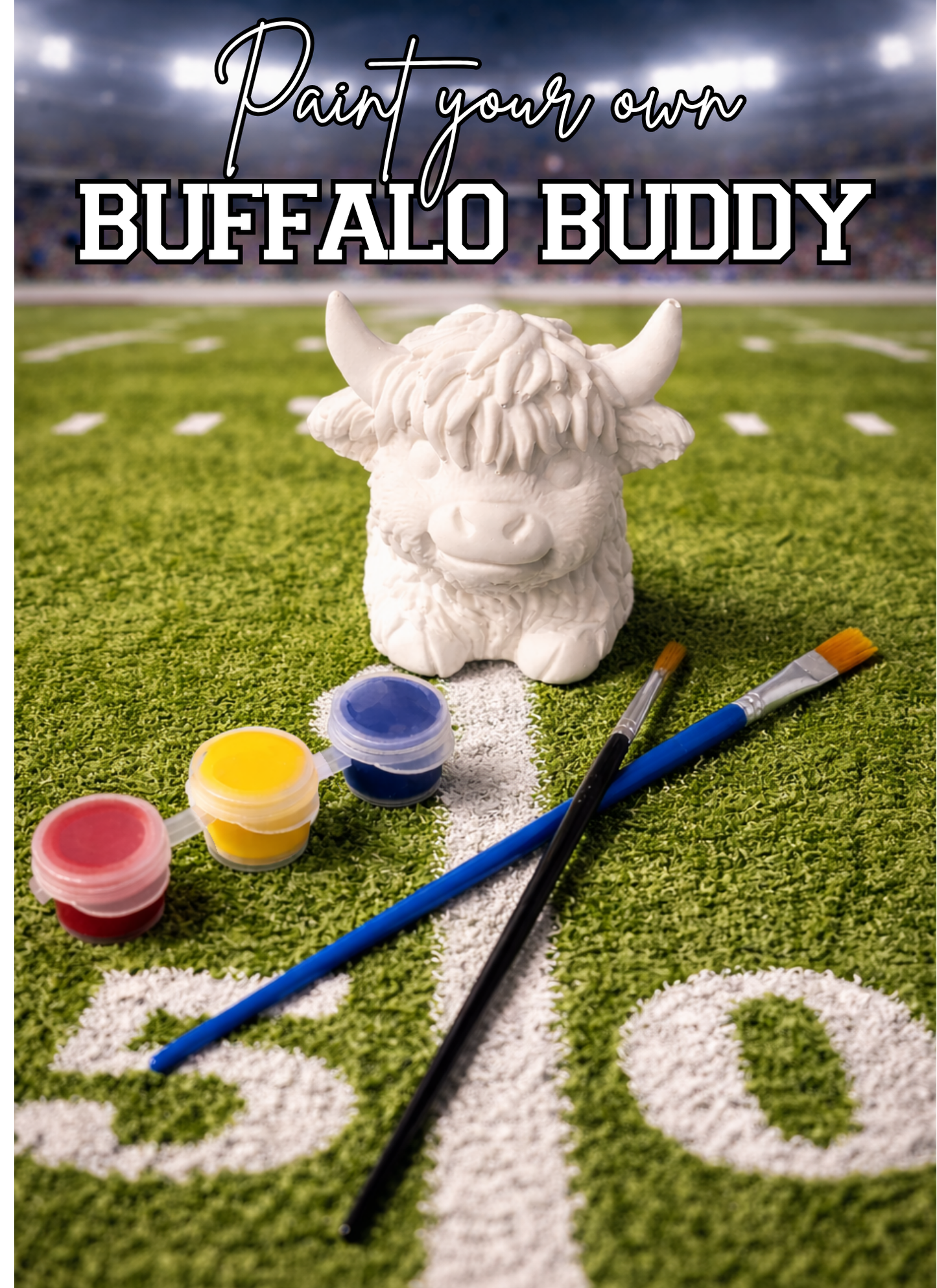 Paint your own Buffalo Buddy