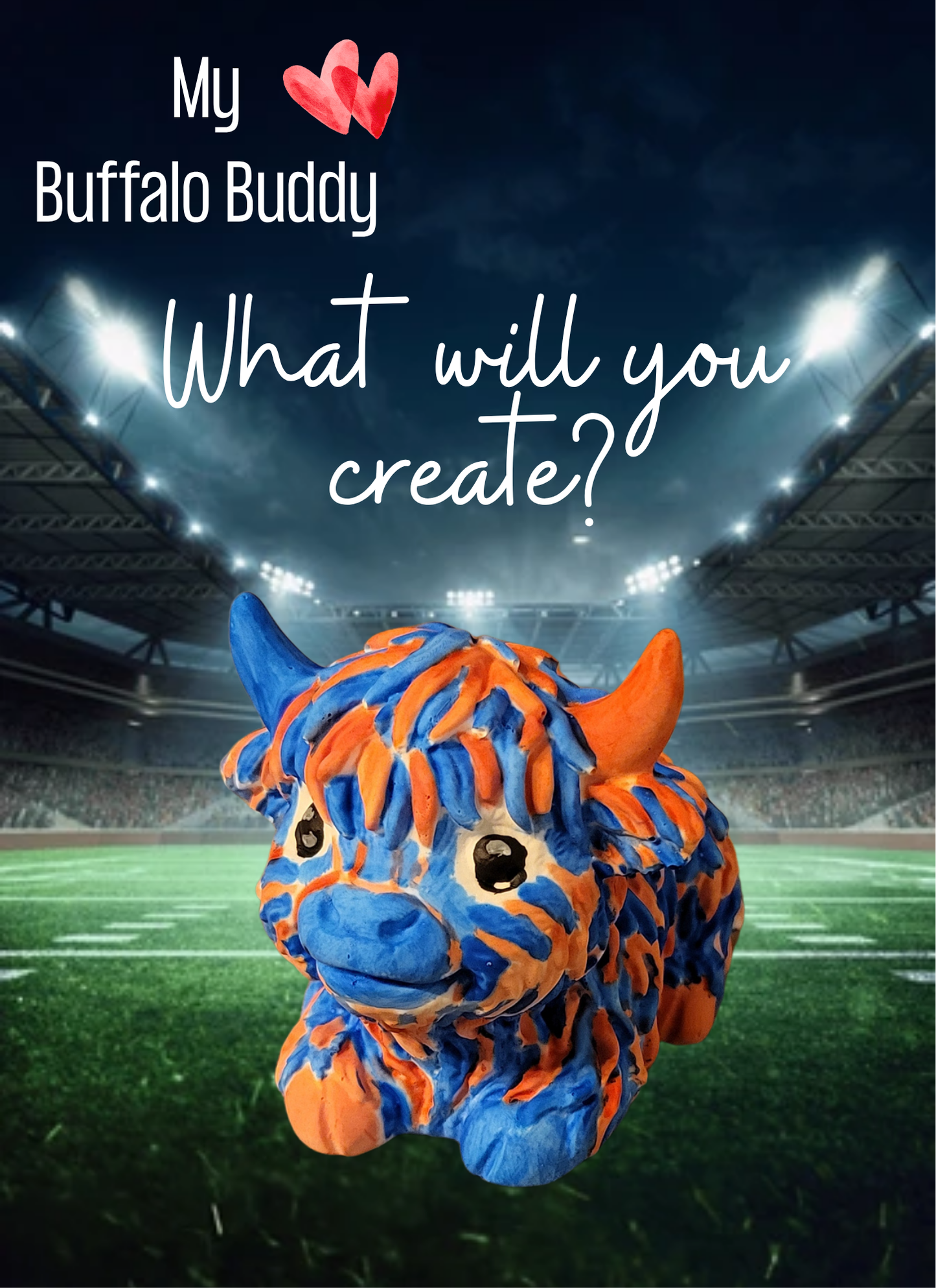 Paint your own Buffalo Buddy