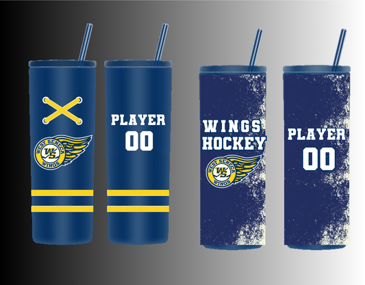 West Seneca Wings Tumbler (includes personalization) - 2 designs