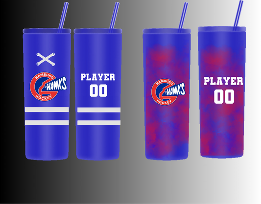 Hamburg Hawks Tumbler (includes personalization) - 2 designs