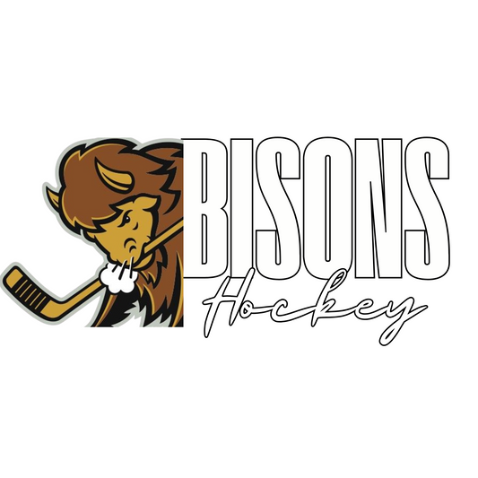 Bisons Hockey (cursive)