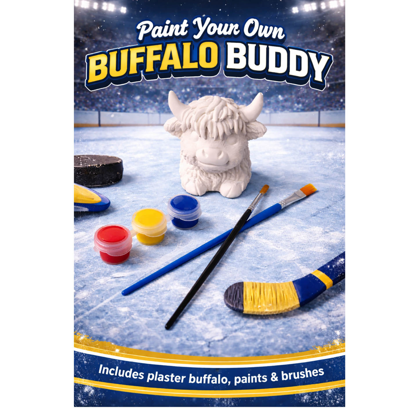 Paint your own Buffalo Buddy