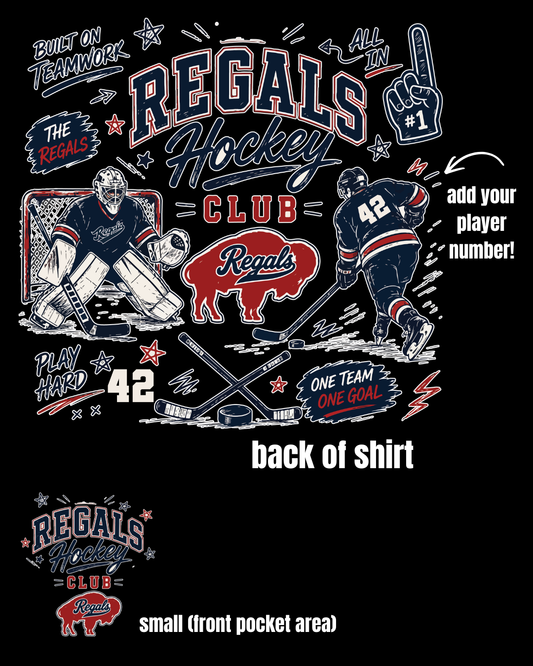 Hockey Doodle-Regals (add a player number for free!)