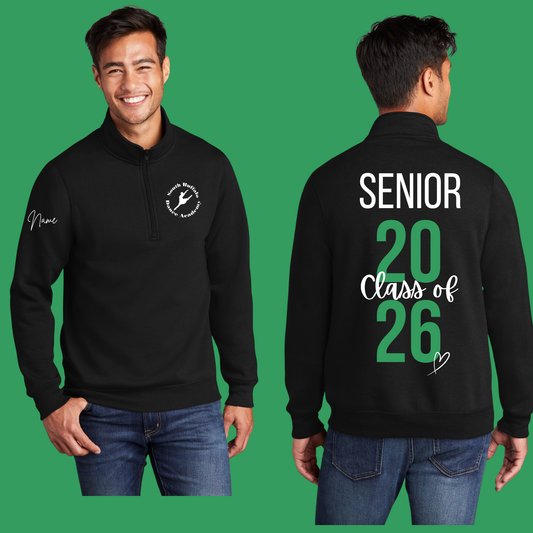 SENIORS South Buffalo Dance Academy 1/4 Zip (unisex) w/ name on sleeve