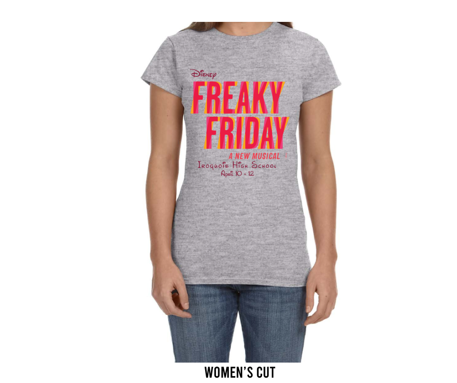 Freaky Friday Gray Women's Cut T