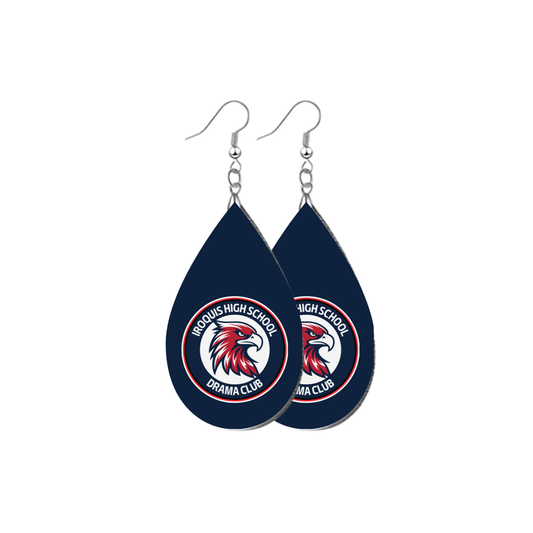 Iroquois Drama Club Drop Earrings (2 sided)