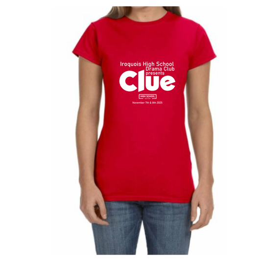 Clue Red Women's Cut T