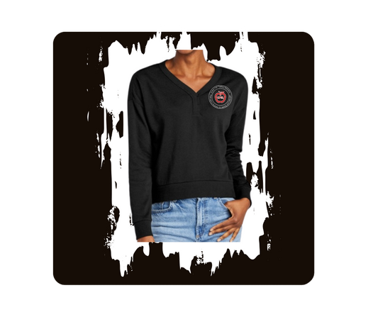 Women's Perfect Tri Fleece V-Neck -multiple designs